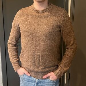 St. John's Bay Men's Tan Crewneck Sweater 100% cotton